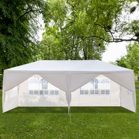 20''x10''(3 x 6m) Six Sides Two Doors Waterproof Tent with Spiral Tubes For Household, Wedding, Party, Parking Shed  XH