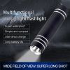 Mini Led Household Flashlight Outdoor Camping Lighting Portable Aluminum Alloy Waterproof Strong Light Rechargeable Flashlight