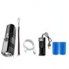 Mini LED Flashlight; Rechargeable Portable & Zoomable Light For Outdoor Hiking Camping & Emergency; Sports & Outdoor Supplies